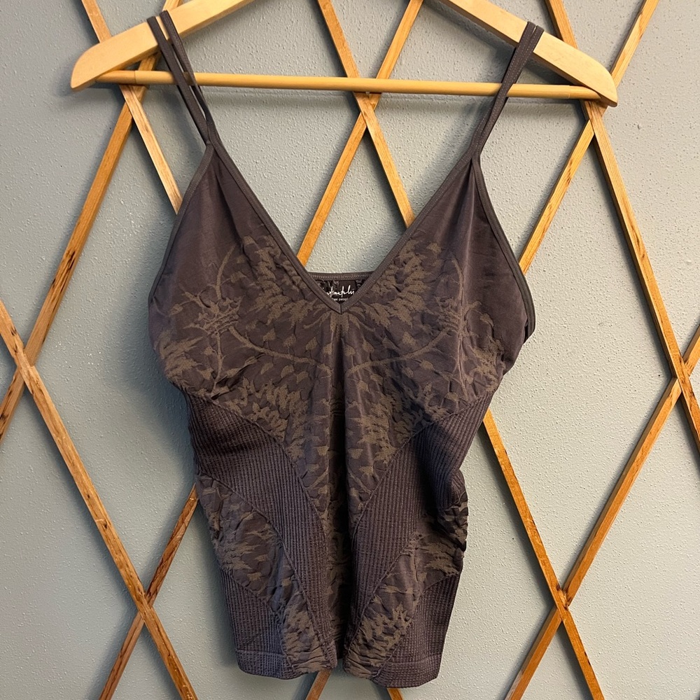 Free People Dark Brown Camisole